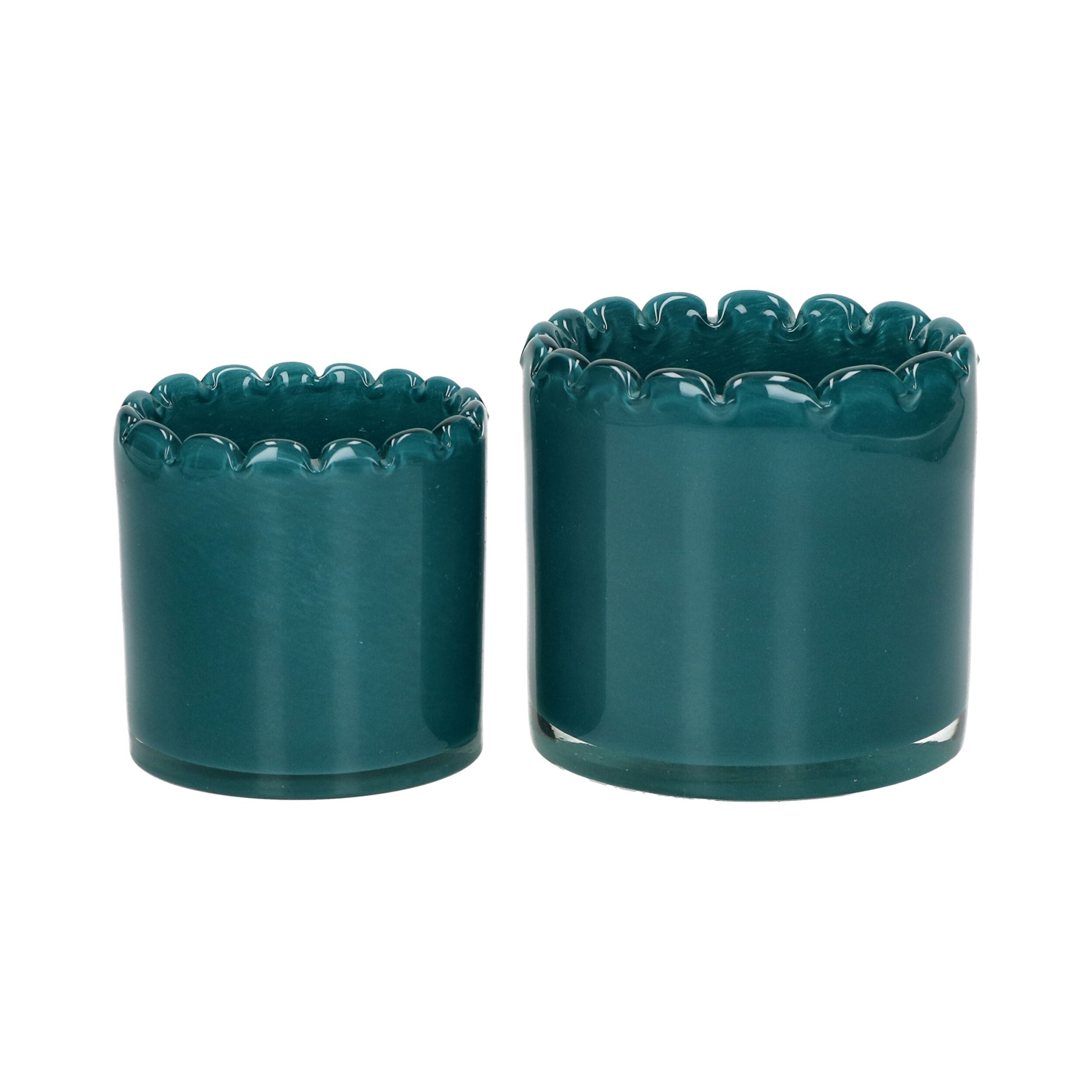 Выдувное стекло подсвечник POMAX Волны ARCH-00003891 - Вид №6