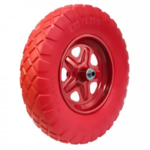 86751712 Колесо для тачки PU 400/309/509/709 390 мм цвет красный