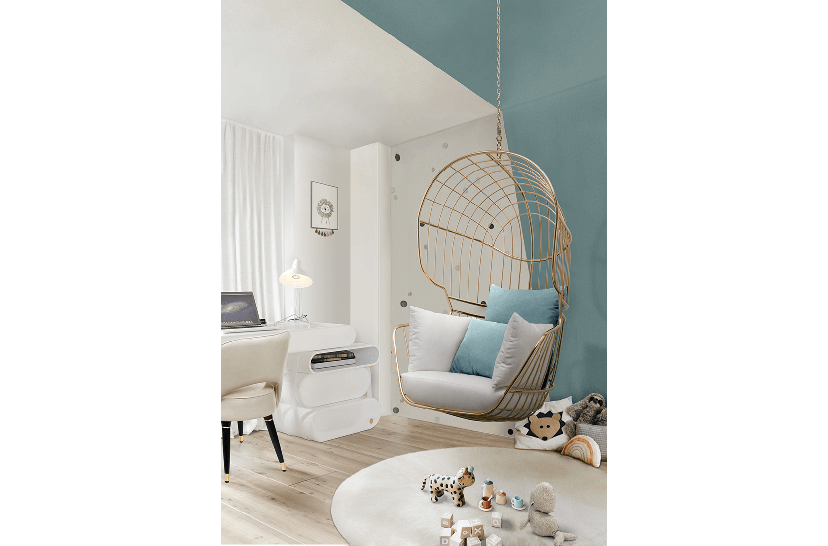 CIST537 Детское подвесное кресло Нодо Circu  - Вид №9