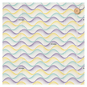 SMID83W Обертка для сэндвича многоразовая wave 35х35 см, пчелиный воск Smidge