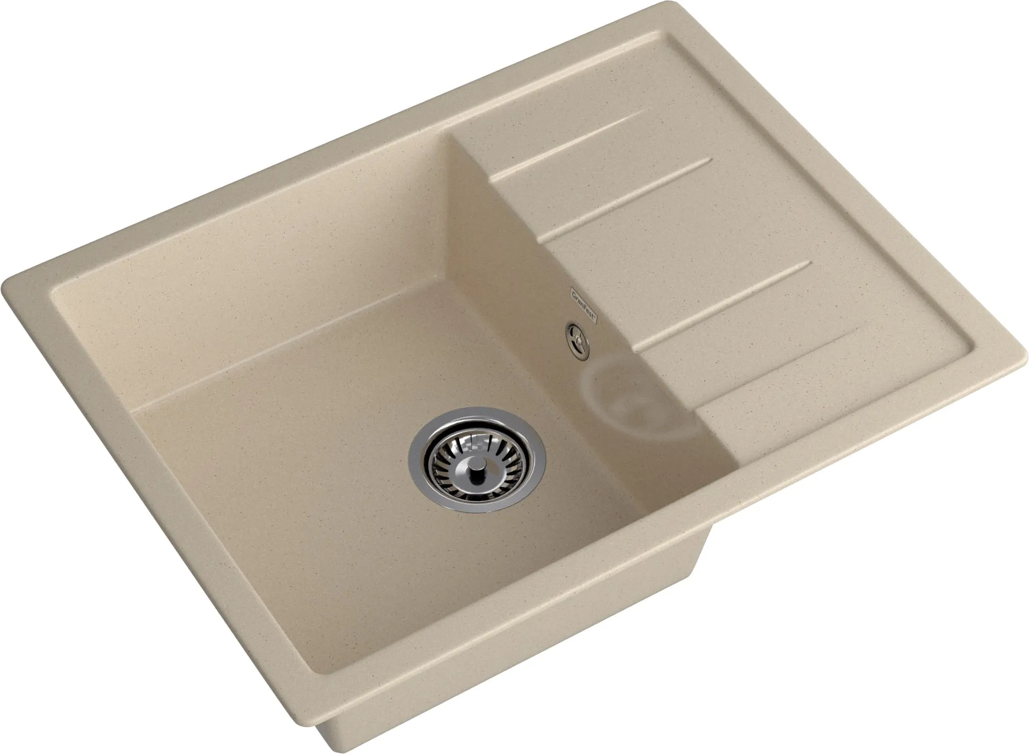 Кухонная мойка Искусственный камень QUADRO S214 GranFest Q-650L-S214 - Вид №2