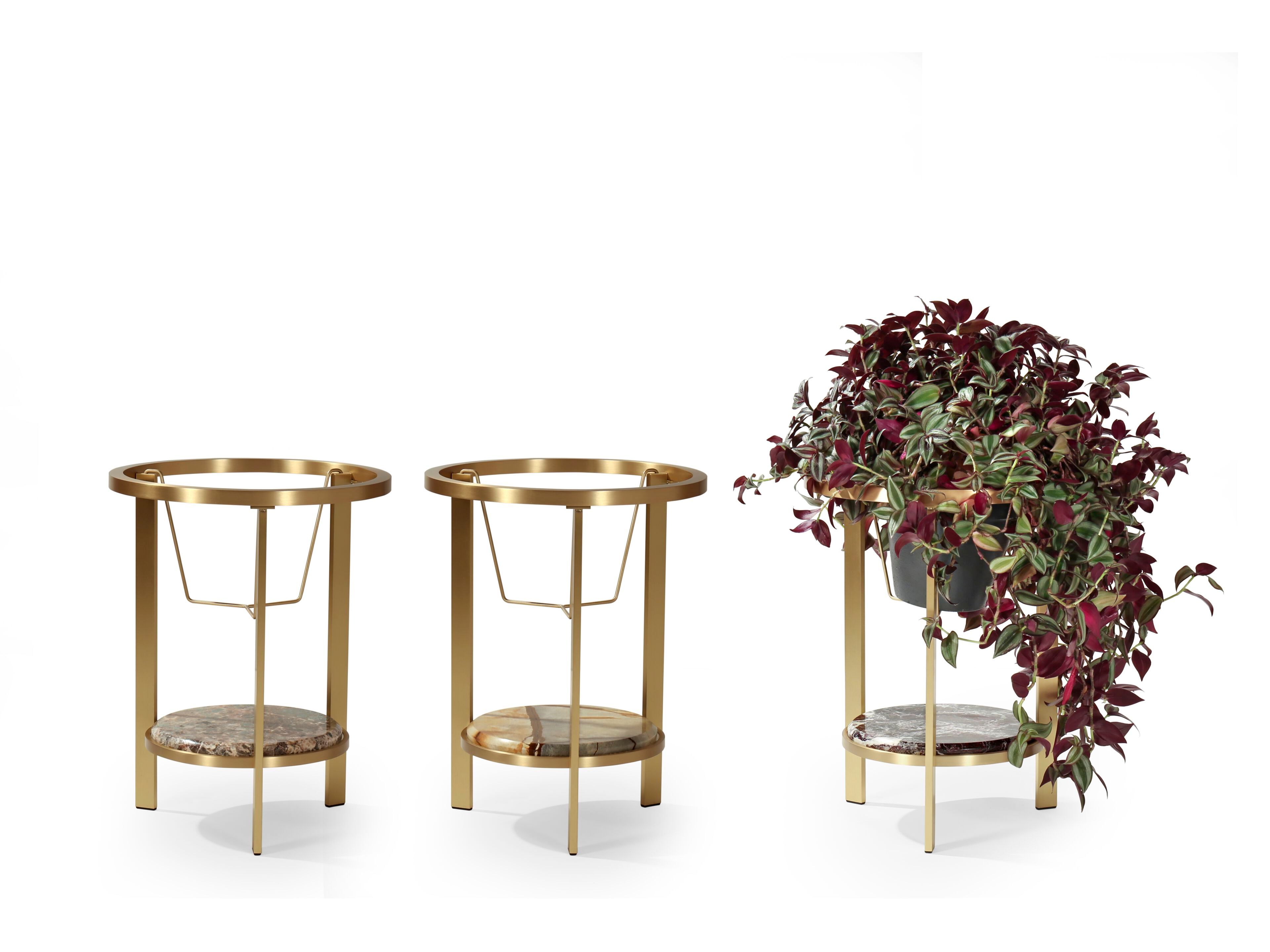 Круглый Хрустальный журнальный столик Borzalino PAUL ARCH-00016429 - Вид №2