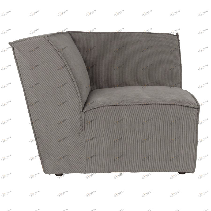 Пуф для дивана James, угловой, серый Zuiver 3200150