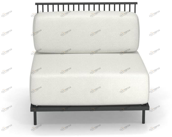 emu Садовое кресло из мягкой ткани Cannolè 1081