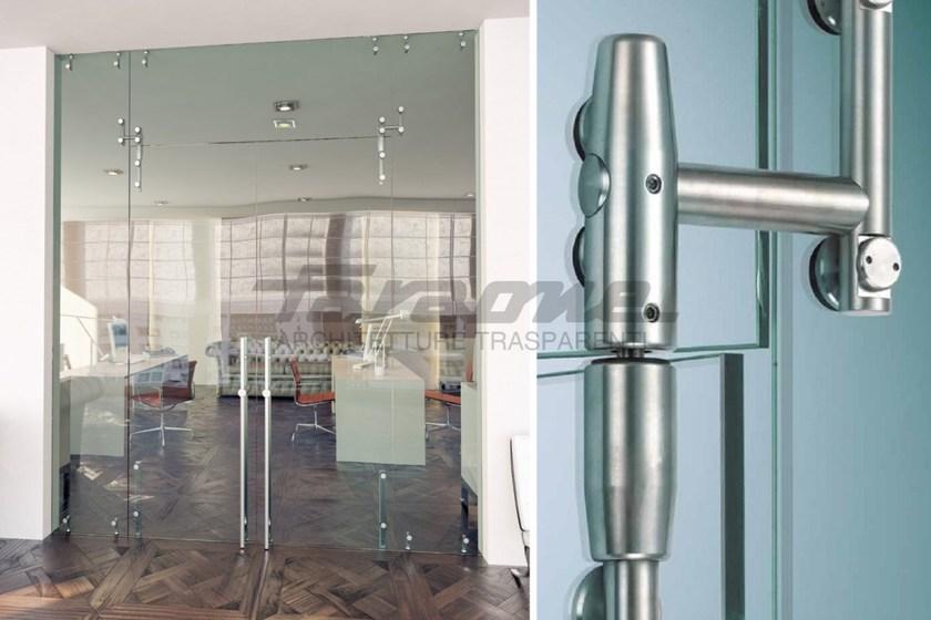 FARAONE Фурнитура для стеклянной распашной двери Vetrodivide sun-id-1492086 - Вид №2