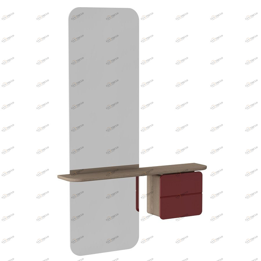 Зеркало One More Look, рубиново-красное UMAGE 562056205