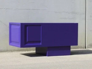 ICI ET LÀ Тумба под ТВ из лакированного дерева с книжным шкафом Rescue Tkm14