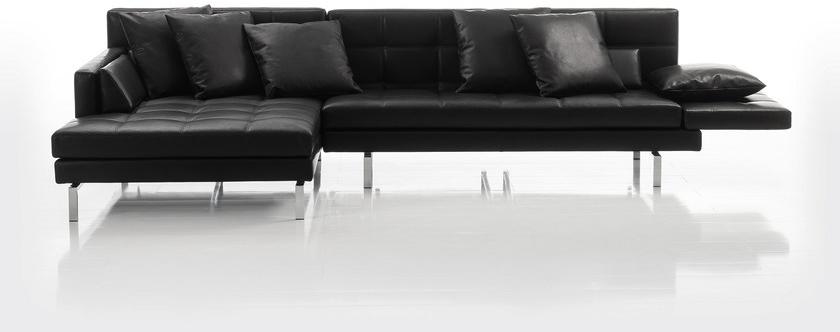 brühl Кожаный диван-кресло с шезлонгом Amber sun-id-1440341 - Вид №1