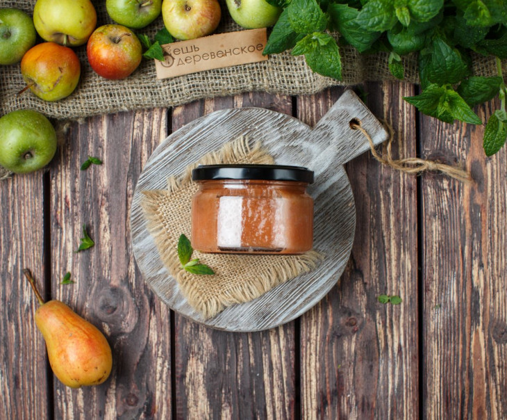 5815 Яблочно-грушевое пюре Зинаида и Сергей Белан Вкусляндия  - Вид №2