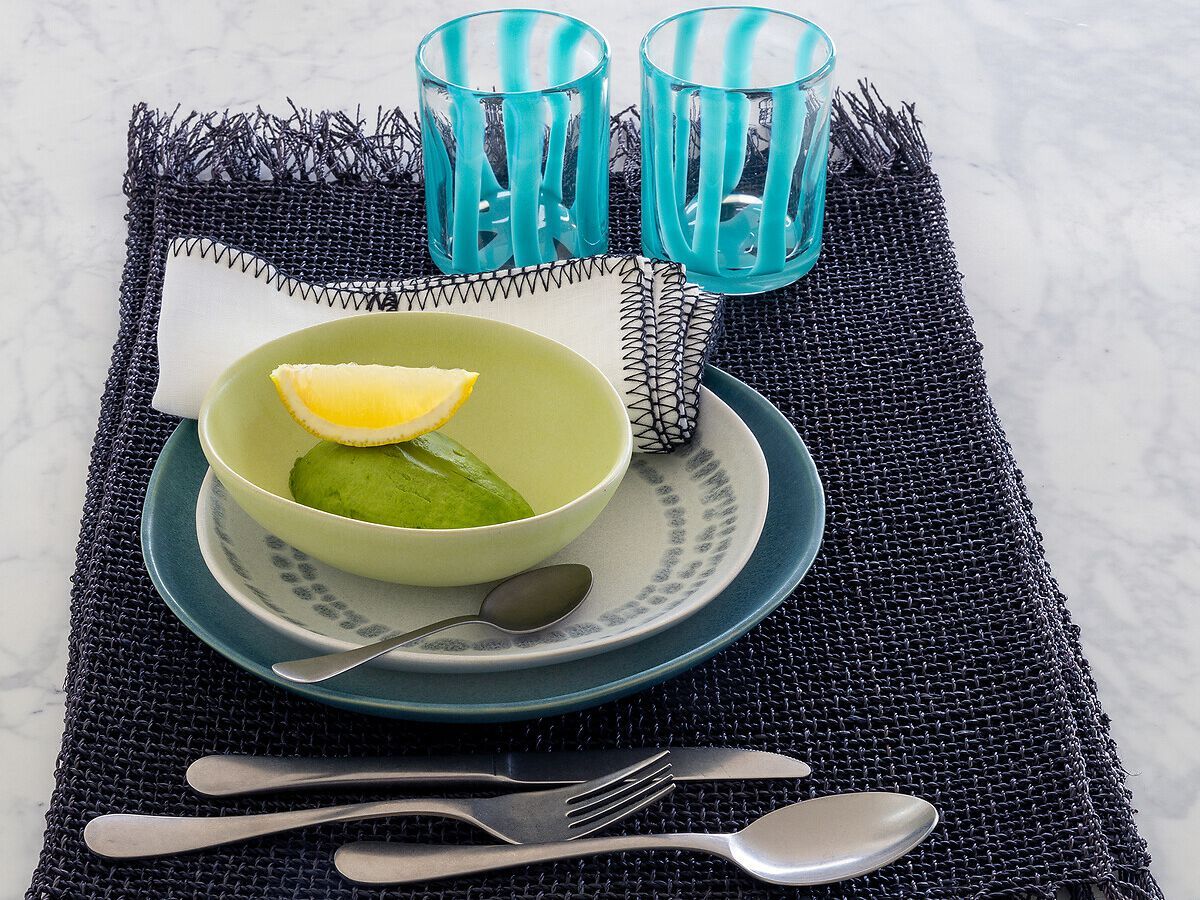 Набор десертных тарелок из глазурованной керамики AMPM Ritual ARCH-00055705 - Вид №4