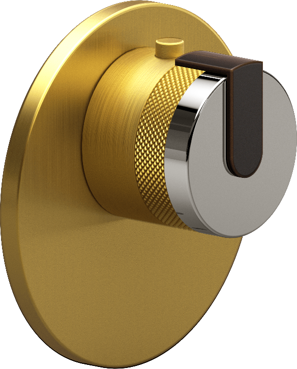 E-8027-R1PCE-L1OB-BAU-T Термостатический переключатель 3/4-Внешняя часть GRAFF MOD+