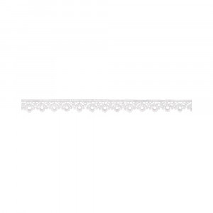 3015 Гипюр 15 мм в пакете Турция белый Gamma