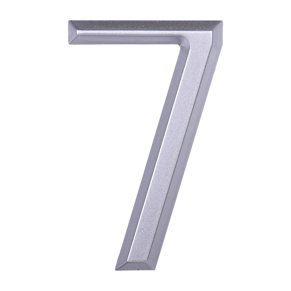 Дверной номер  «7», 37х5х60 мм, серебро LJPS0072 Public Steel Россия 
