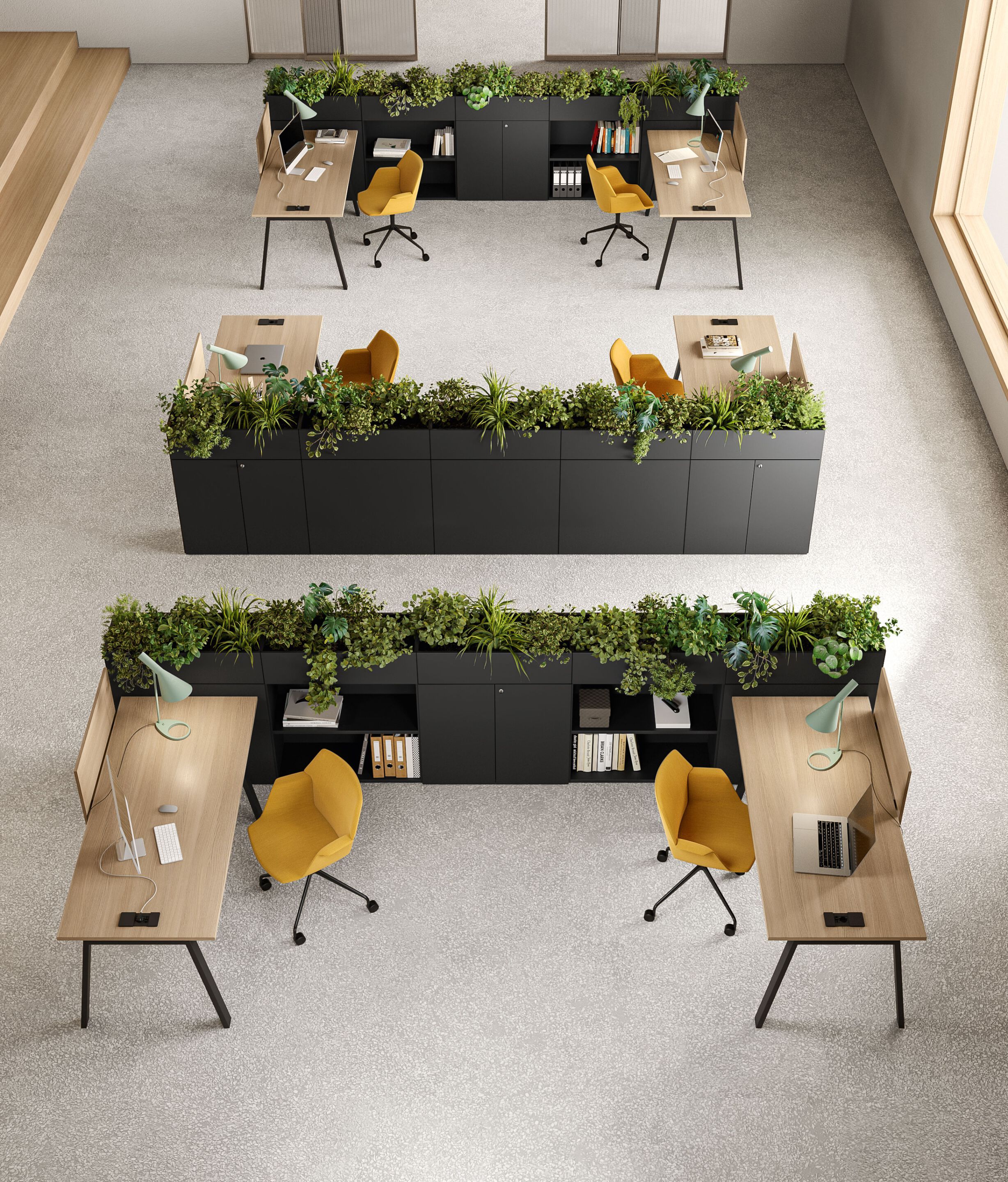 Mobile ufficio in melaminicp con flower box About Office Funny ARCH-00034842 - Вид №3