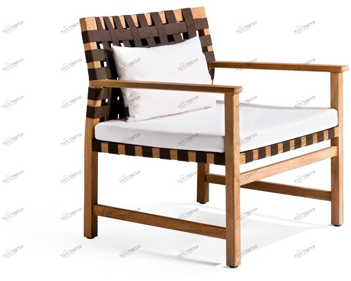 TRIBÙ Садовое кресло с подлокотниками Vis à vis 01712