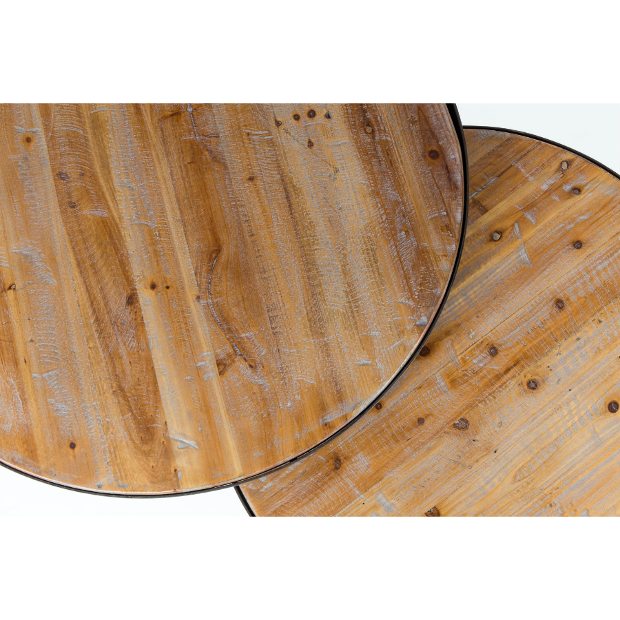 Набор столов кофейных Jack, 2 шт White Label Living 2300116 - Вид №2