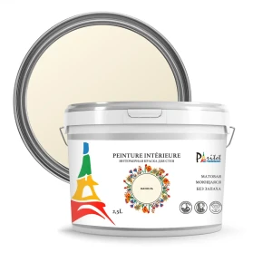 Краска для стен и потолков Paritet матовая цвет ваниль 2.5 л