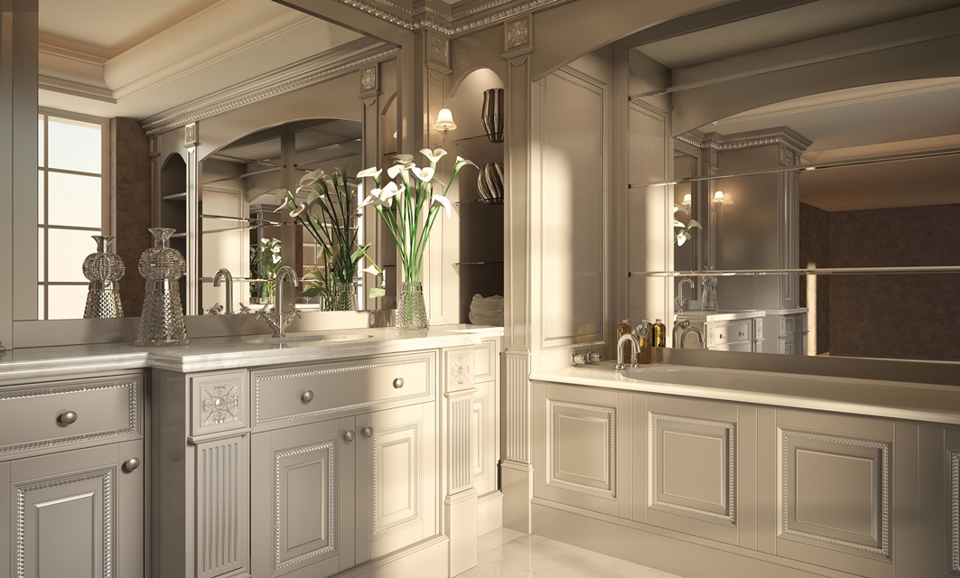 Regency15 Tifernoit Ванная в стиле Регентства Bagno  - Вид №4