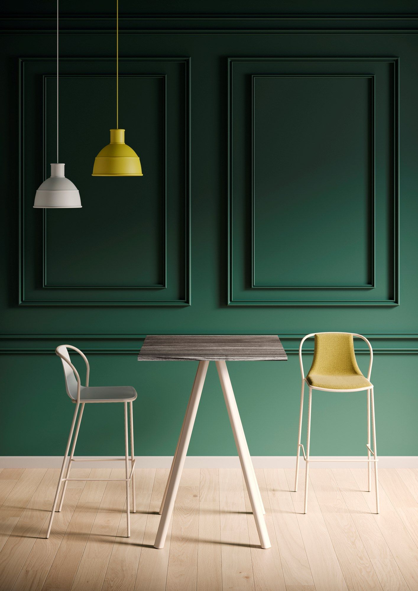 Высокий мягкий стул со спинкой GABER Kasia ARCH-00078682 - Вид №4