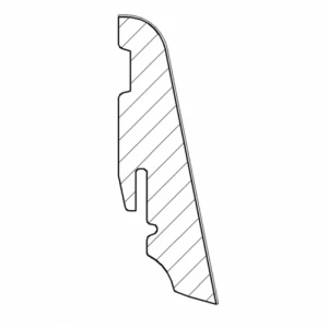 Плинтус Haro Chestnut Bianco Каштан 2200х58 мм.