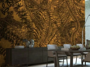 Affreschi & Affreschi Рулонные экологические обои из гипса с цветочными мотивами Season 1 Kw1803