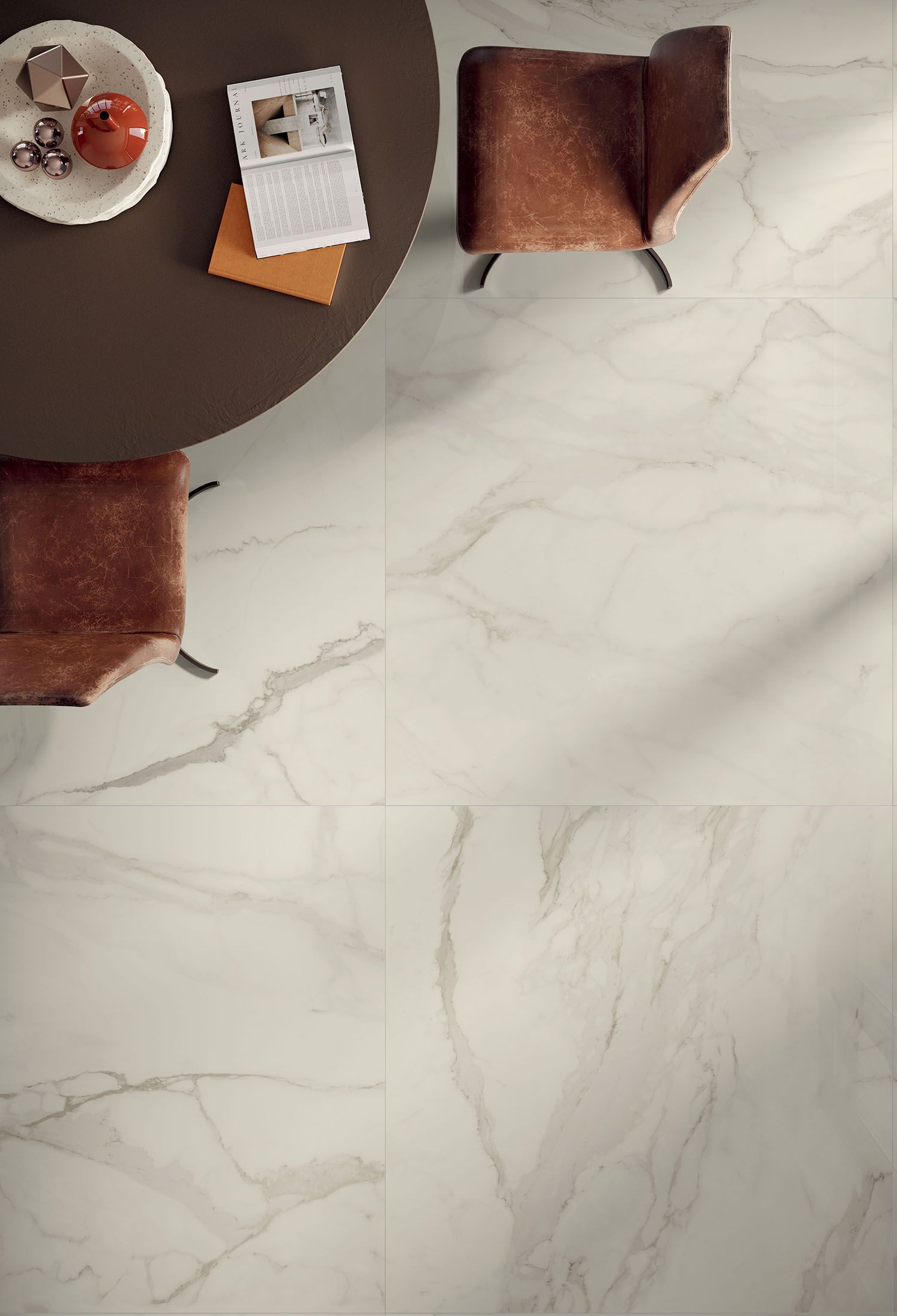 Керамогранит / напольное покрытие из ламинированного керамогранита с мраморным эффектом COTTO D'ESTE Starlight ARCH-00115585 - Вид №1