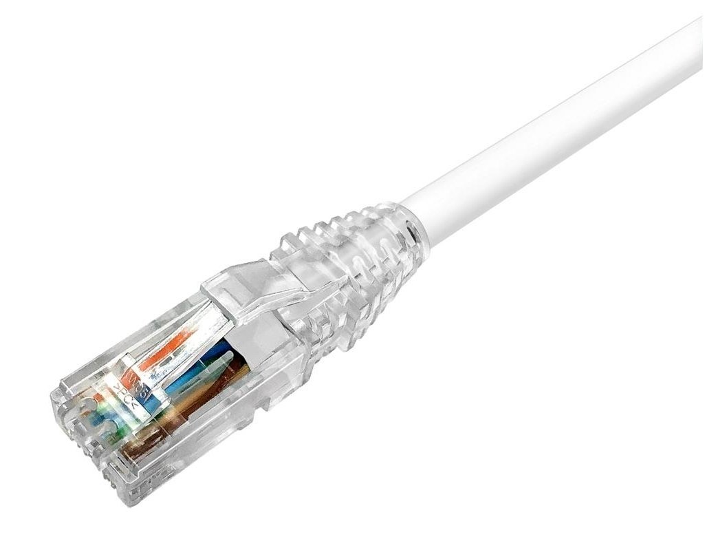 2153241-2 Patch cord slimline, cat.5e utp lszh 2.0m white CommScope Santreyd 