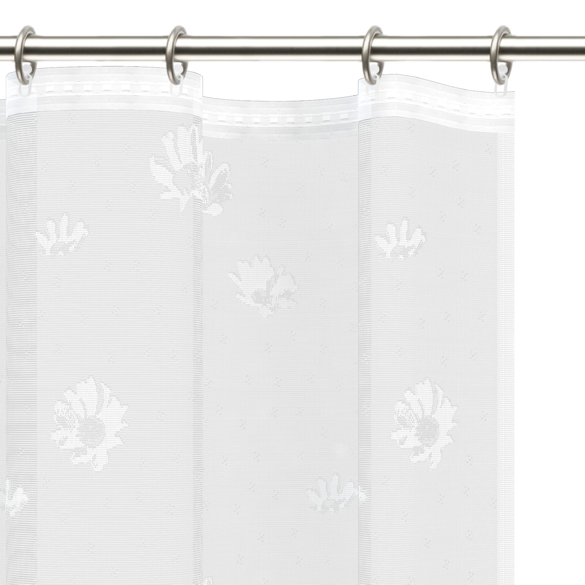 82633558 Тюль на ленте для кухни «Зара» 260х160 см цвет белый Santreyd  - Вид №5