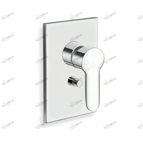 CRI2P659 Внешние части смесителя для ванны / душа с переключателем на 2 выхода для CRICS535 и накладкой из АБС-пластика Cristina Rubinetterie 