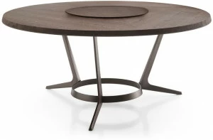 Maxalto Круглый деревянный стол для гостиной