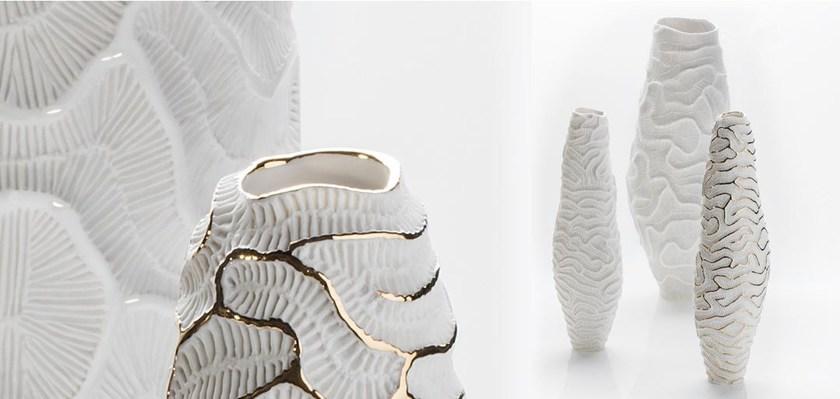 Fos Ceramiche Фарфоровая ваза Fossilia Fpf-12 - Вид №3