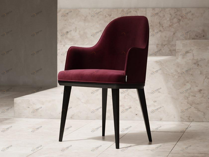 Domkapa Бархатный стул с подлокотниками sun-id-1452634