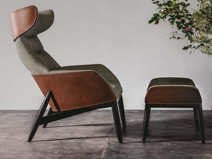 Ritzwell & Co. Стул Wing обитый кожей Beatrix sun-id-1402265 - Вид №3