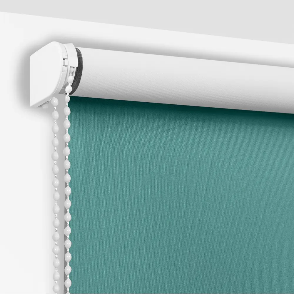82688264 Штора рулонная блэкаут Inspire Santos 50x160 см бирюзовая Celadon 2 STLM-1539339 - Вид №3