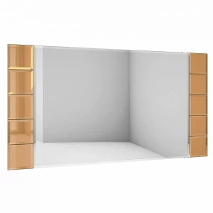 Зеркало настенное золотое венецианское с фацетом "Трэнди-2" GRAUM ДИЗАЙНЕРСКИЕ 304111 Золото