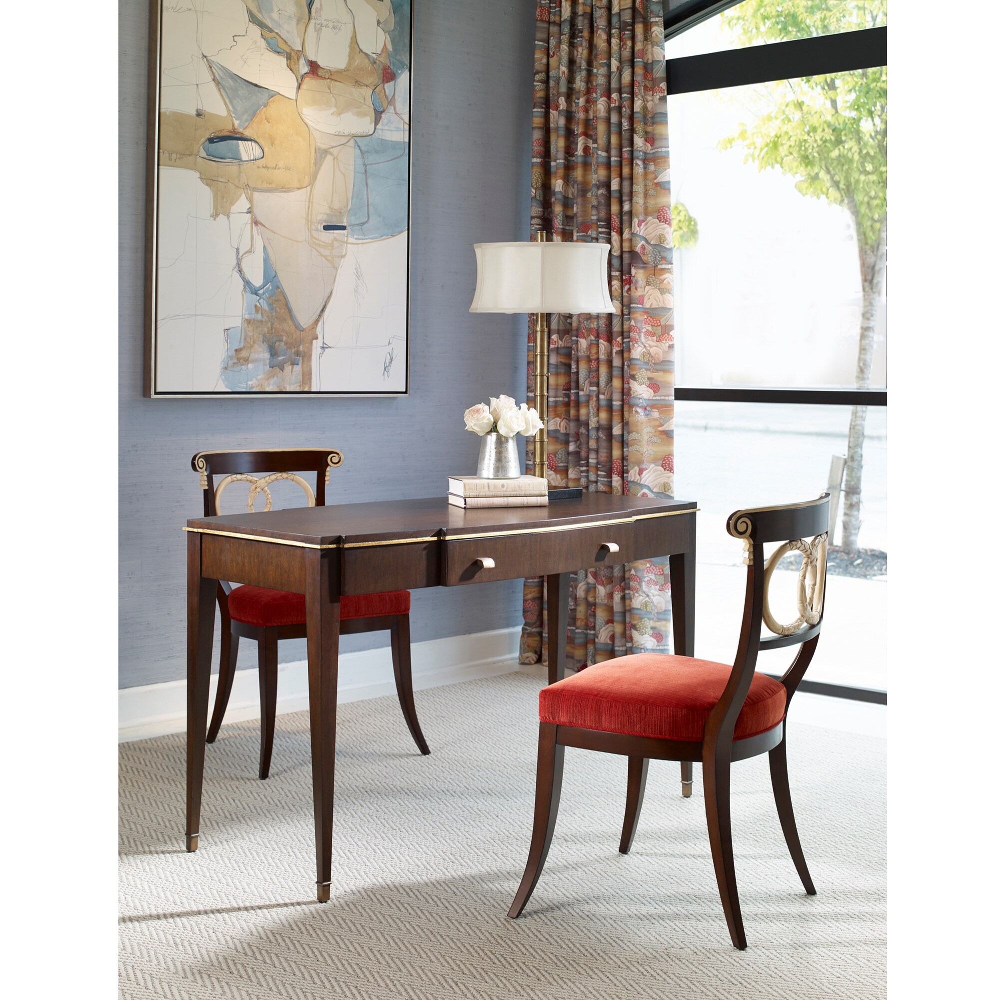 Столы 24104-300-048 Terrace Writing Desk - Walnut Ambella  - Вид №6