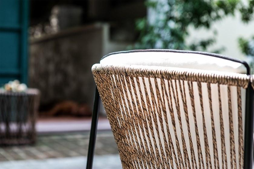 cbdesign Садовый стул из синтетического волокна с подлокотниками Lodz N068n1 - Вид №3