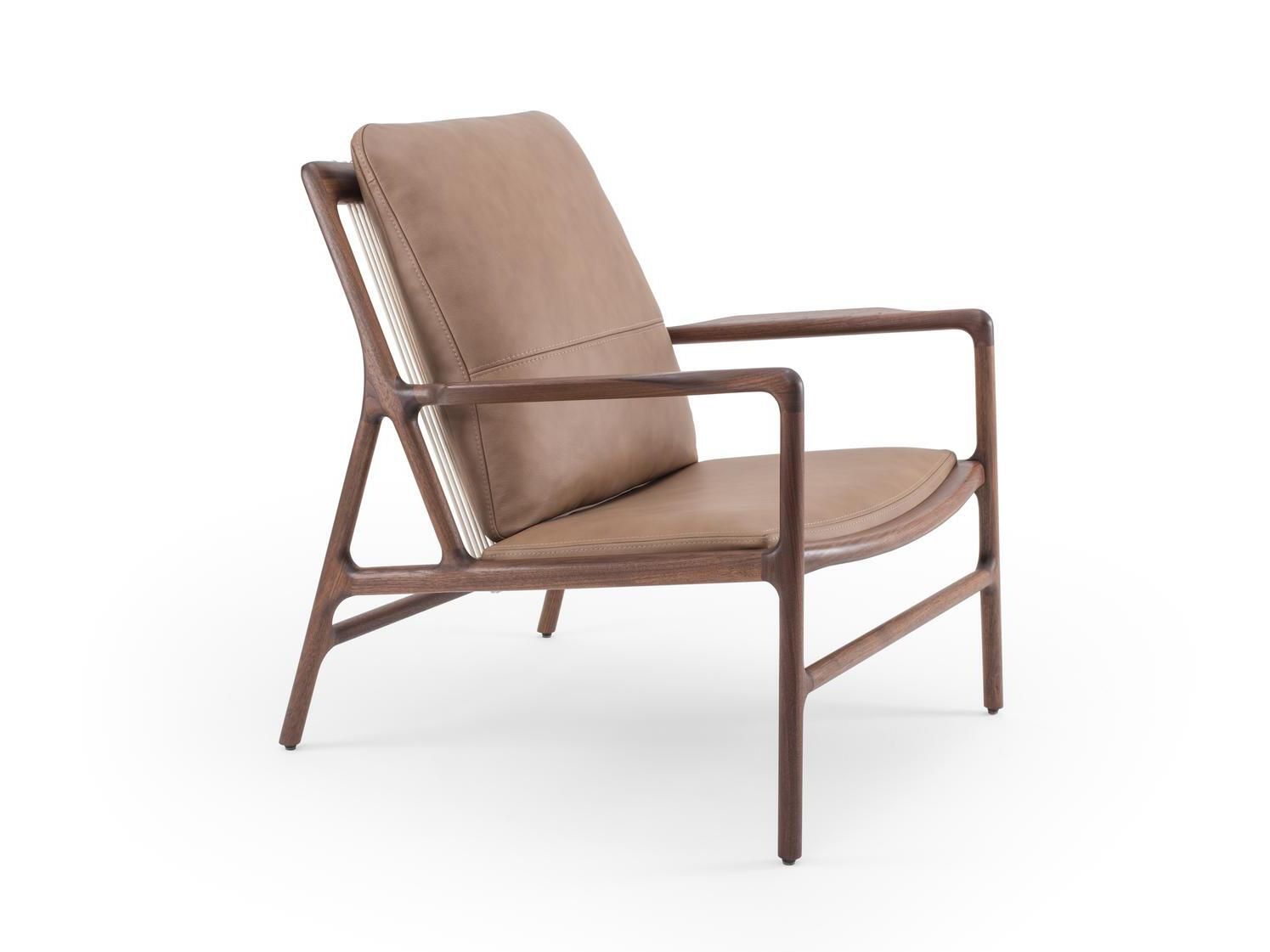 Дубовое кресло с кожаной подушкой Gazzda Dedo ARCH-00089715 - Вид №16