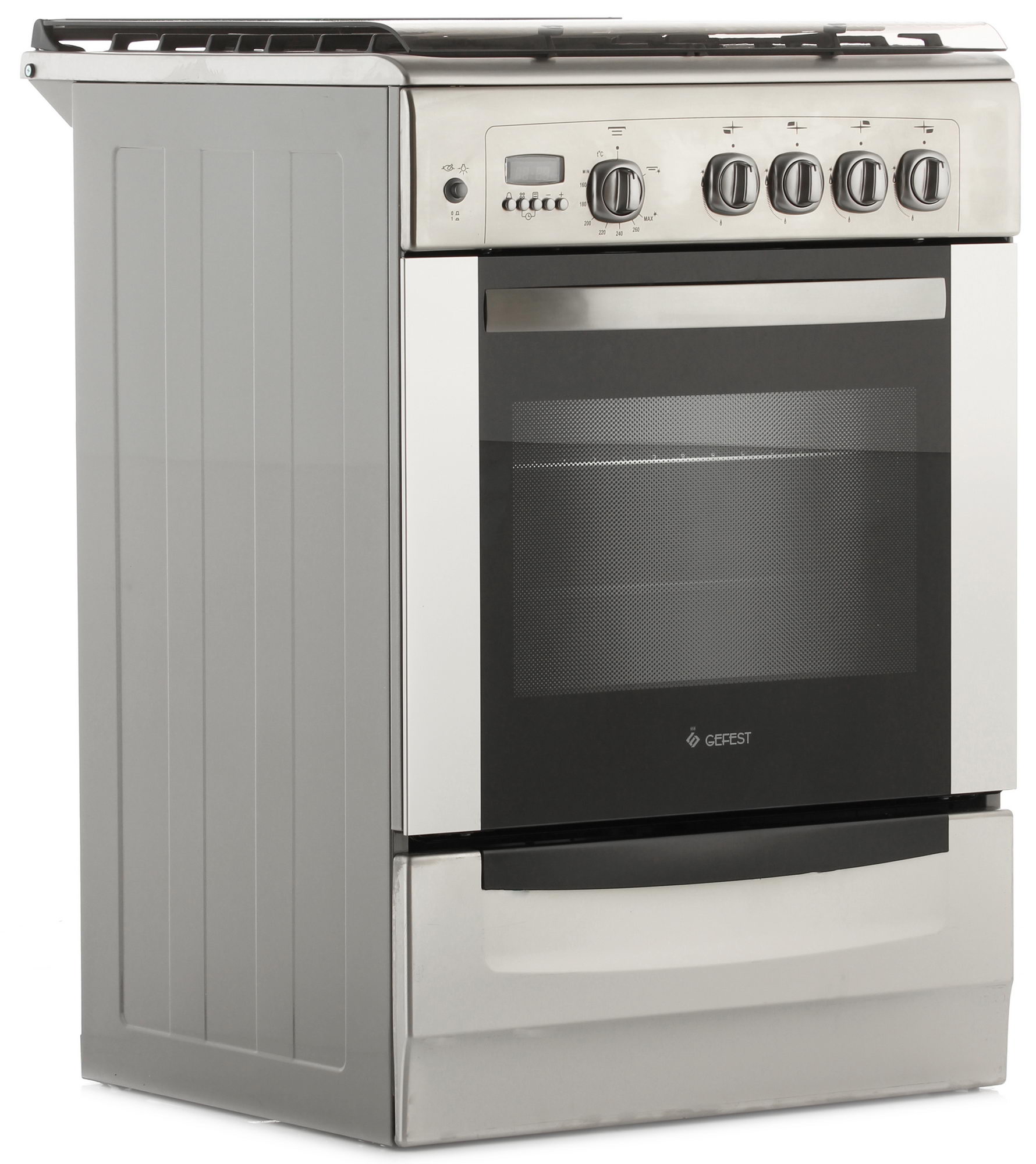 1089344 Газовая плита Gefest 6100-04 0004 серебристый STDN-0096926 - Вид №1