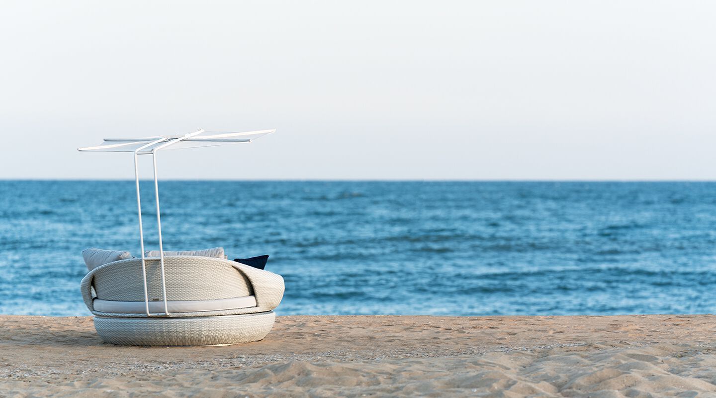 Круглая Садовая кровать из ротанга VINEKO Space ARCH-00064014 - Вид №2