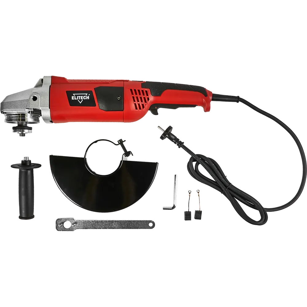 Сетевая углошлифовальная машина Elitech МШУ 20-230Э с регулировкой скорости 89341905 STLM-0846111 - Вид №4