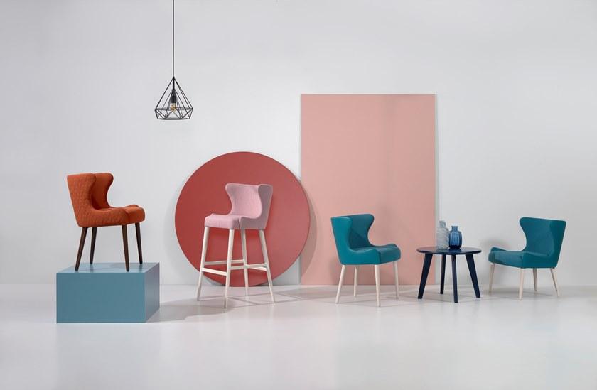 Fenabel Кресло из ткани с подлокотниками Wave sun-id-1502549 - Вид №3