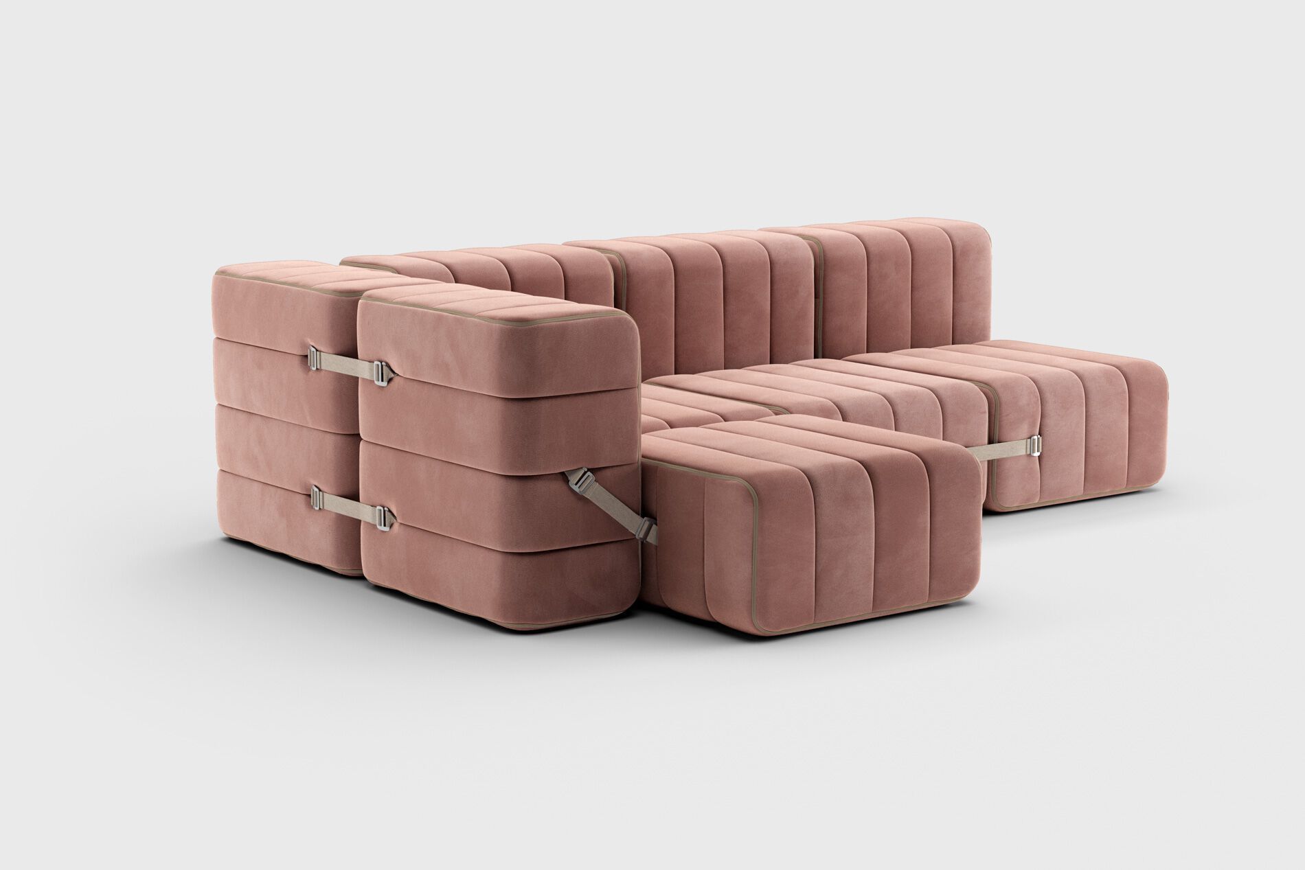 Модульный угловой диван из ткани AMBIVALENZ Curt ARCH-00061719 - Вид №36