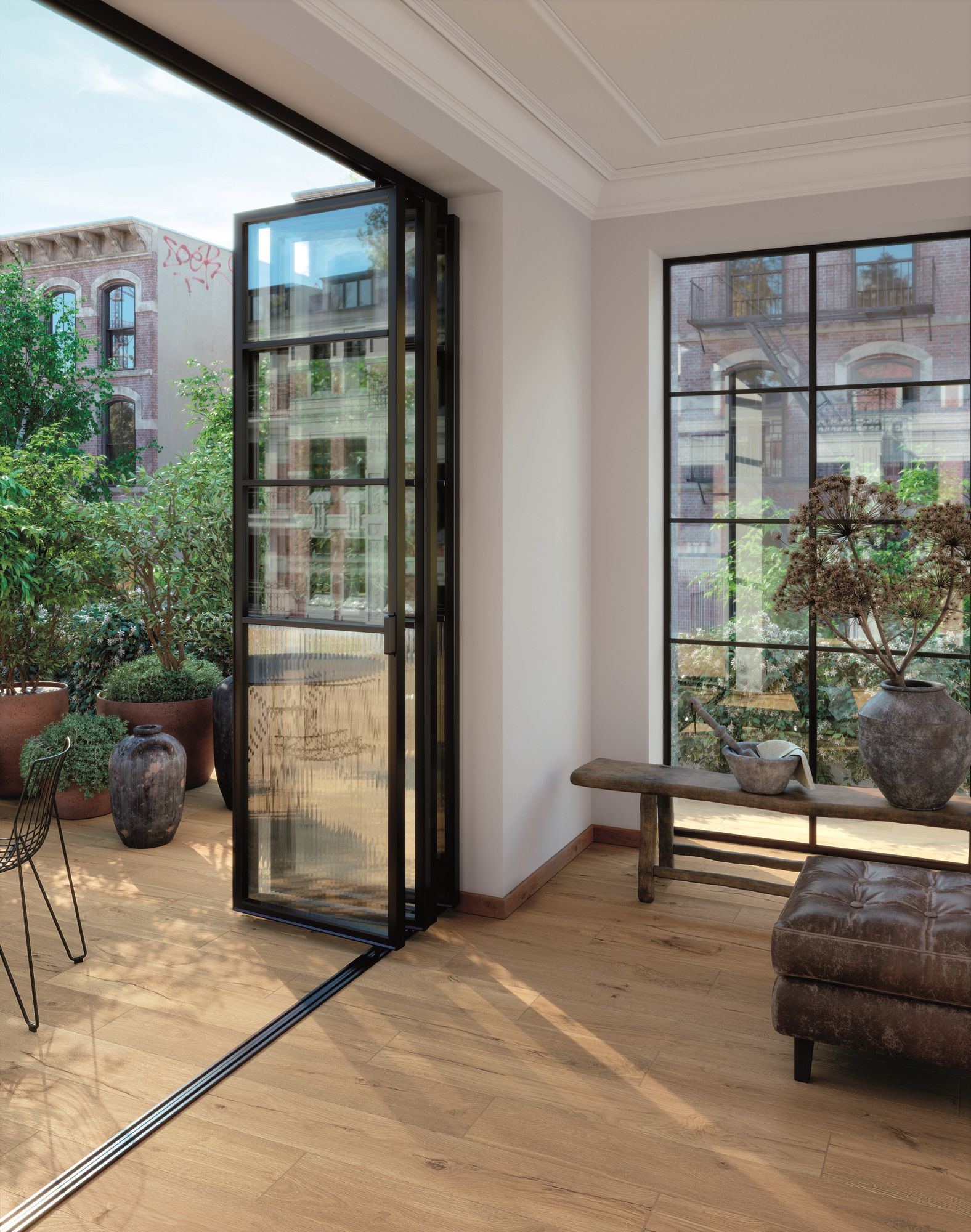 Пол / облицовка керамогранита под дерево FAP ceramiche Корни ARCH-00090361 - Вид №17