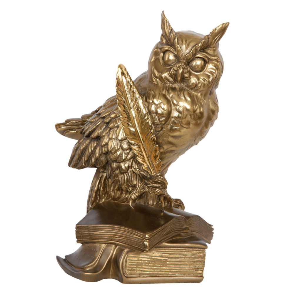 22378 Статуэтка Ученый Филин 20 см Бронза BOGACHO 4627138239445 - Вид №6