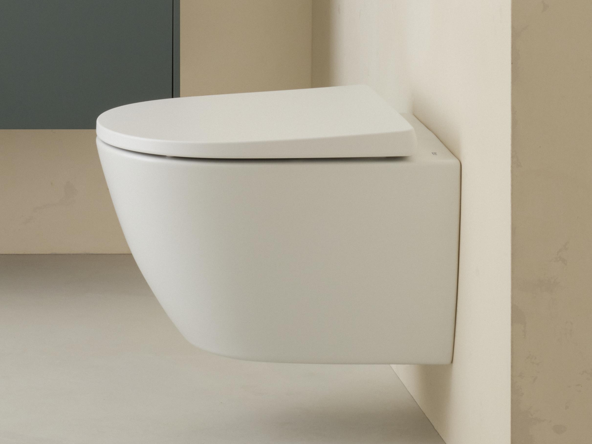 Керамический компактный подвесной туалет без бриды Roca Ona ARCH-00057372 - Вид №9