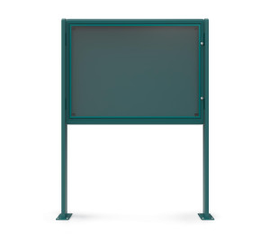 Алюминиевая двухсторонняя самонесущая доска объявлений для общественных мест с порошковым покрытием