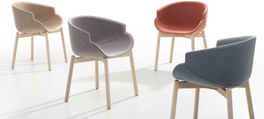 B-LINE Стул с обивкой и подлокотниками sun-id-1509643 - Вид №1