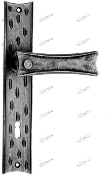 Galbusera Ручка из кованого железа на пластине  1040 