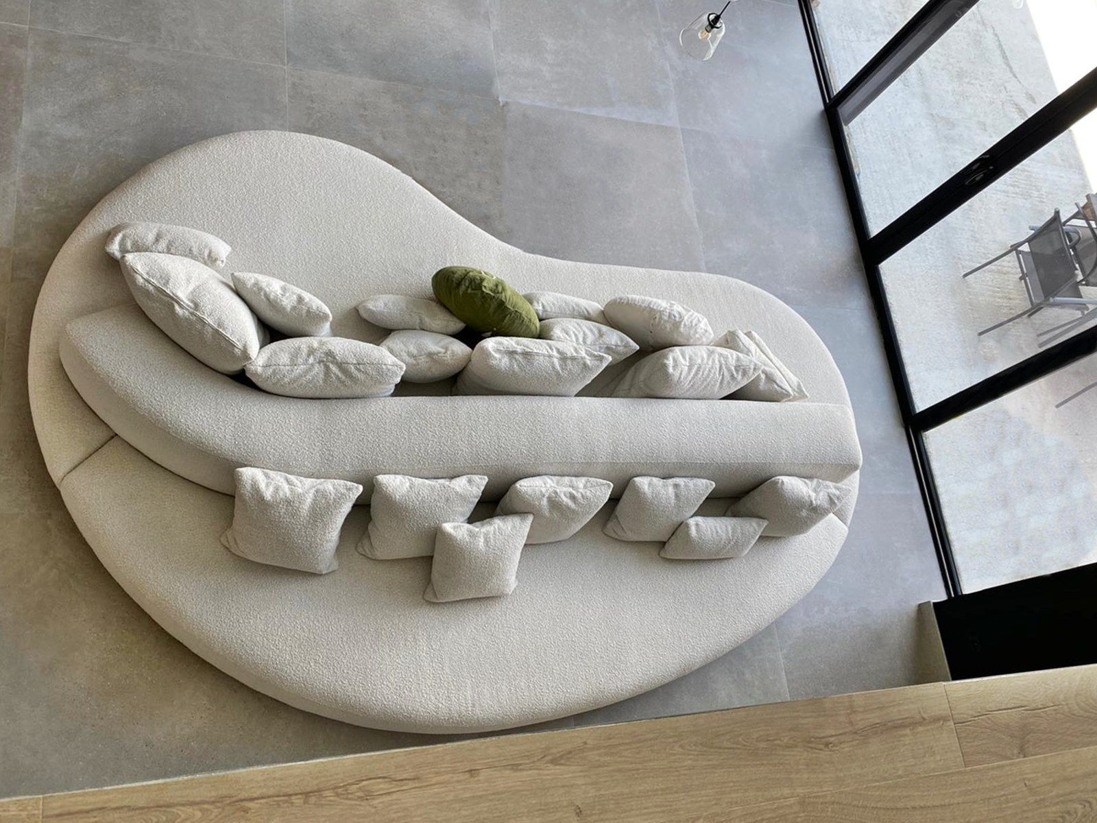 Двусторонняя изогнутая ткань диван CREARTE COLLECTIONS Lab Organic ARCH-00112827 - Вид №13